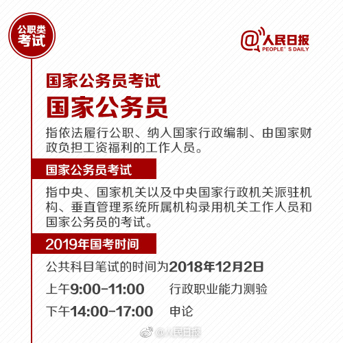 國(guó)考報(bào)名今天截止！還有這些公職類(lèi)考試了解下