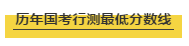 國考行測各個模塊考多少分才能進面試？